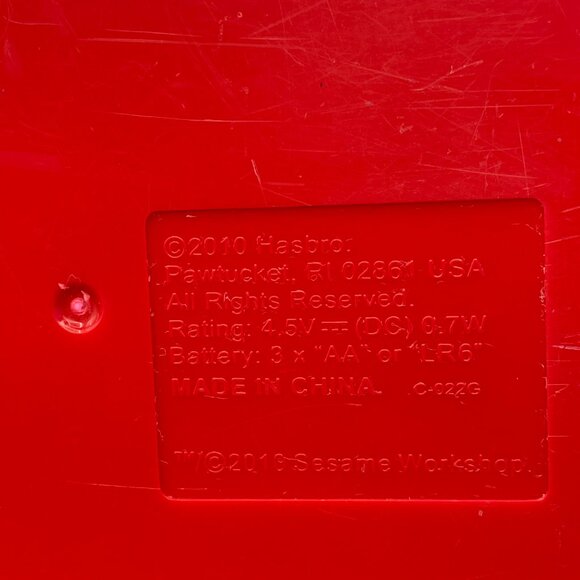 Hasbro Sesame Street Elmo Let's Rock Guitar Interactive Toy Guitar Kids WORKS - Picture 13 of 13